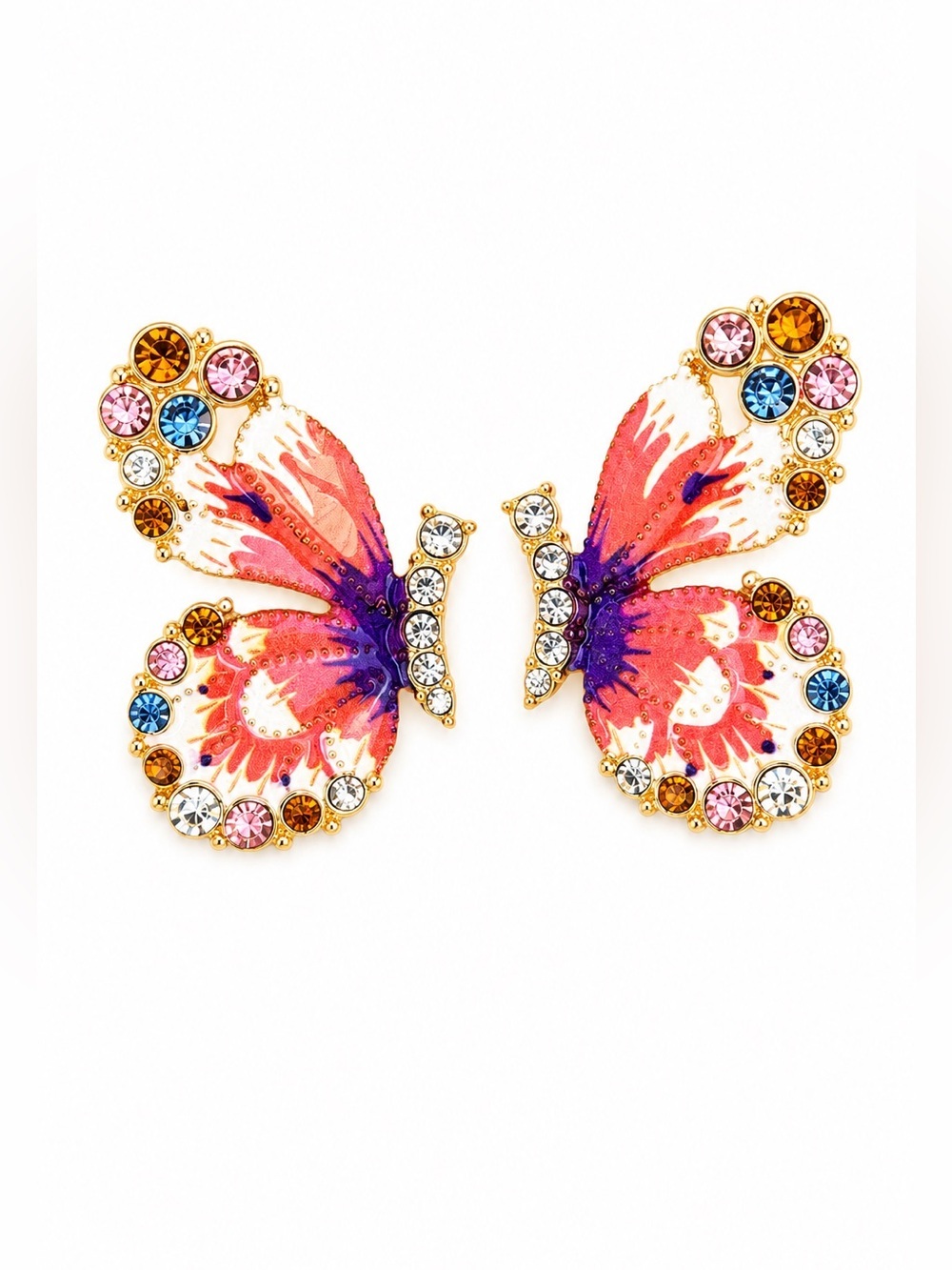 Vintage Elegant butterfly  Statement Earrings for Women